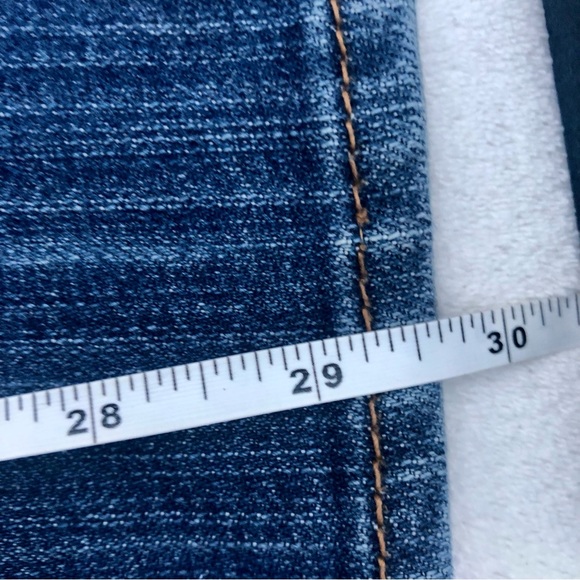 Old Navy Diva Jeans Sz. 1 Regular Denim Navy Blue Straight Stretch - Picture 5 of 9